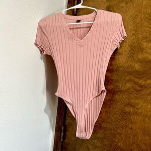 SHEIN pink bodysuit. Size M, runs small.